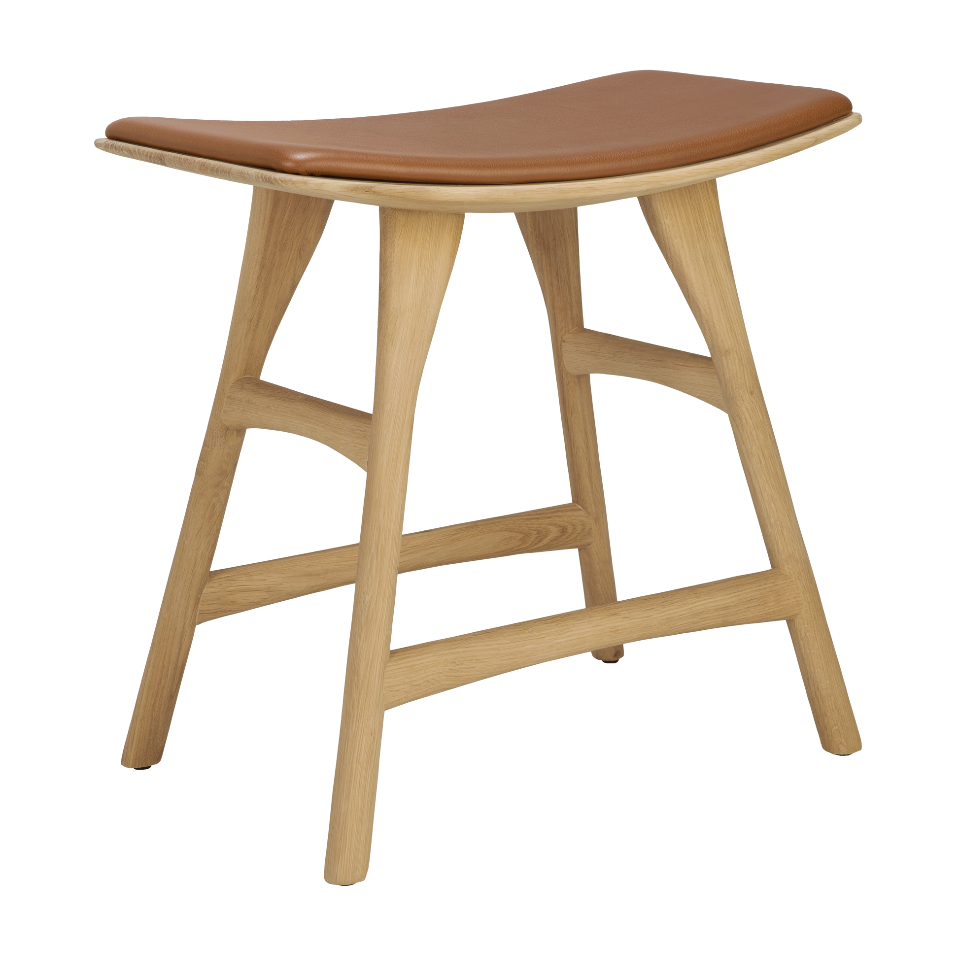 Osso Stool - Cognac Leather - Stool
