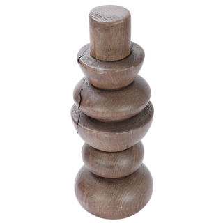 Remplir Totem C – Ochre - Sculpture Remplir Totem C – Ochre - Sculpture