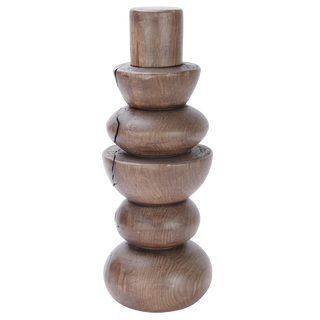 Remplir Totem C – Ochre - Sculpture Remplir Totem C – Ochre - Sculpture