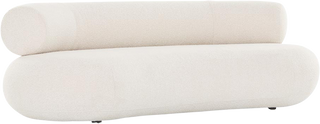 Avelline Curved Sofa - Ivory Boucle - Avelline Curved Sofa - Ivory Boucle -