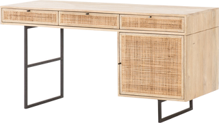 Luna Desk - Natural Mango - Desk Luna Desk - Natural Mango - Desk