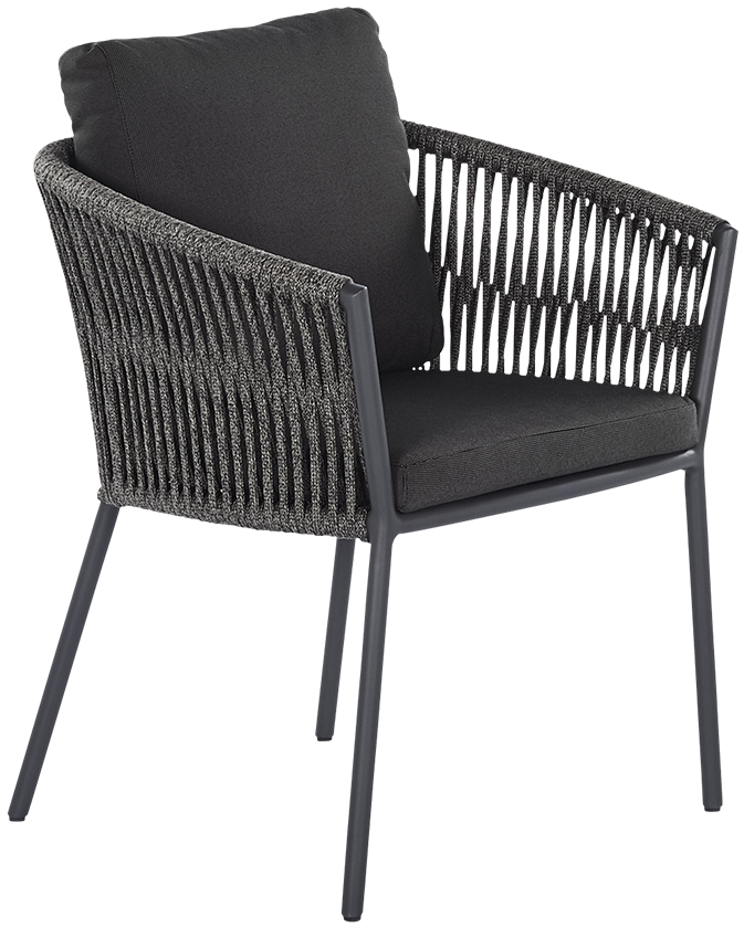 Catalina Outdoor Dining Chair - Charcoal - Outdoor Dining Chair