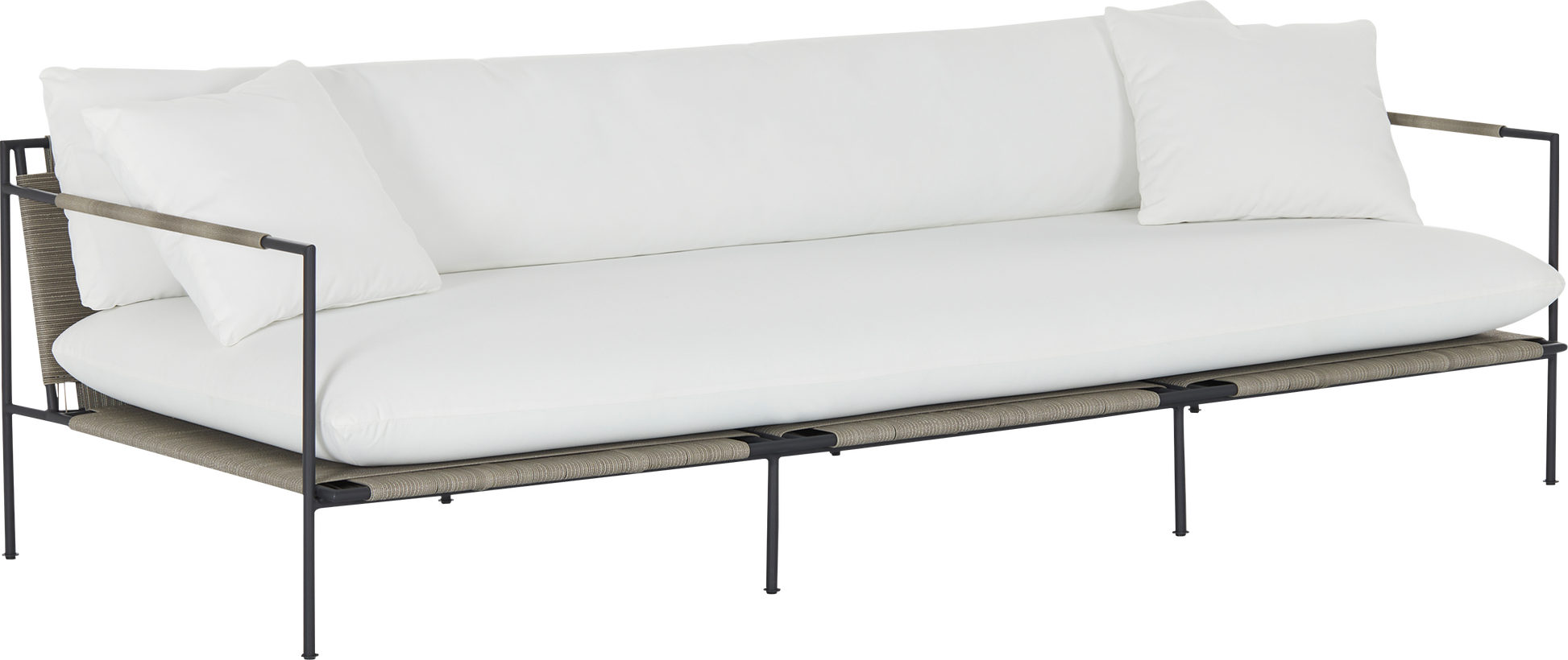Malmo Sofa 86" - White - Outdoor Sofa