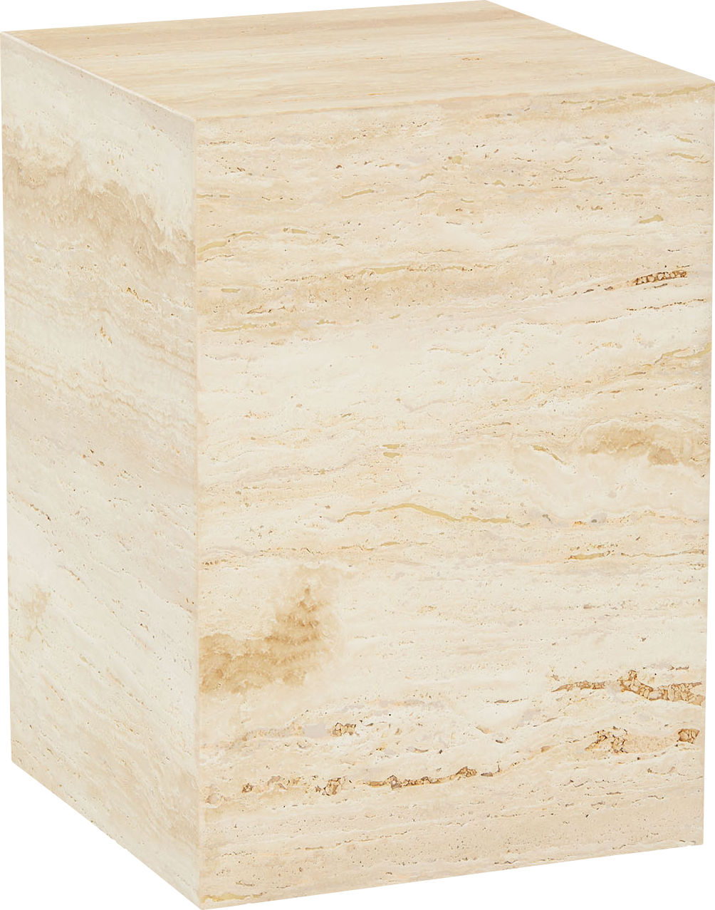 Alpine Side Table - Travertine - Side Table