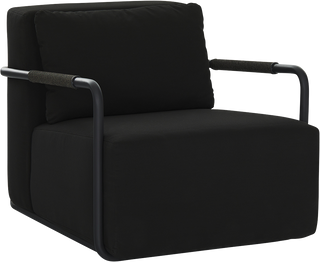 Berlin Outdoor Lounge Chair - Black - Outdoor Lounge Chair Berlin Outdoor Lounge Chair - Black - Outdoor Lounge Chair
