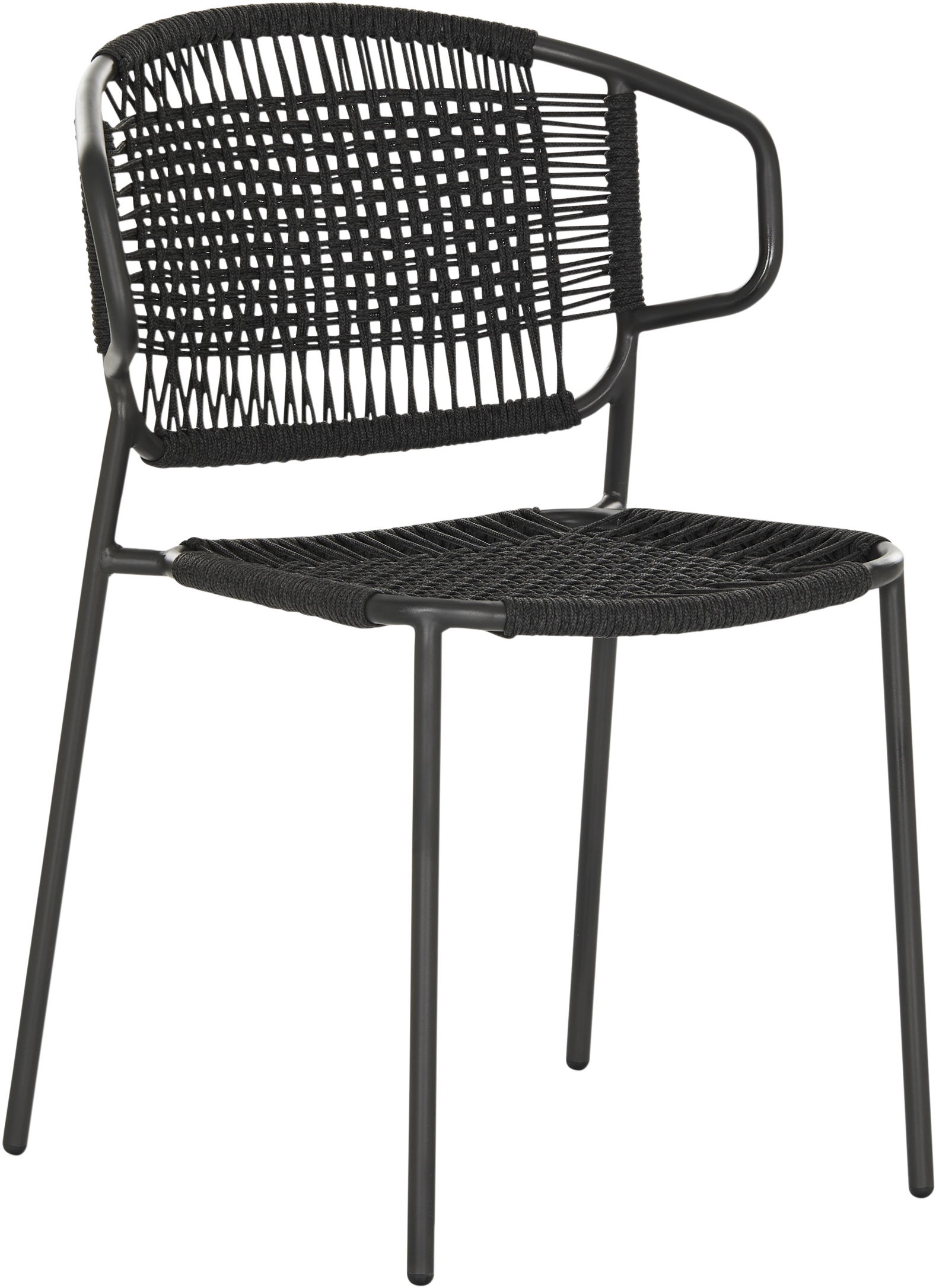 Cruz Outdoor Dining Chair - Anthracite/Carbon - Outdoor Dining Chair