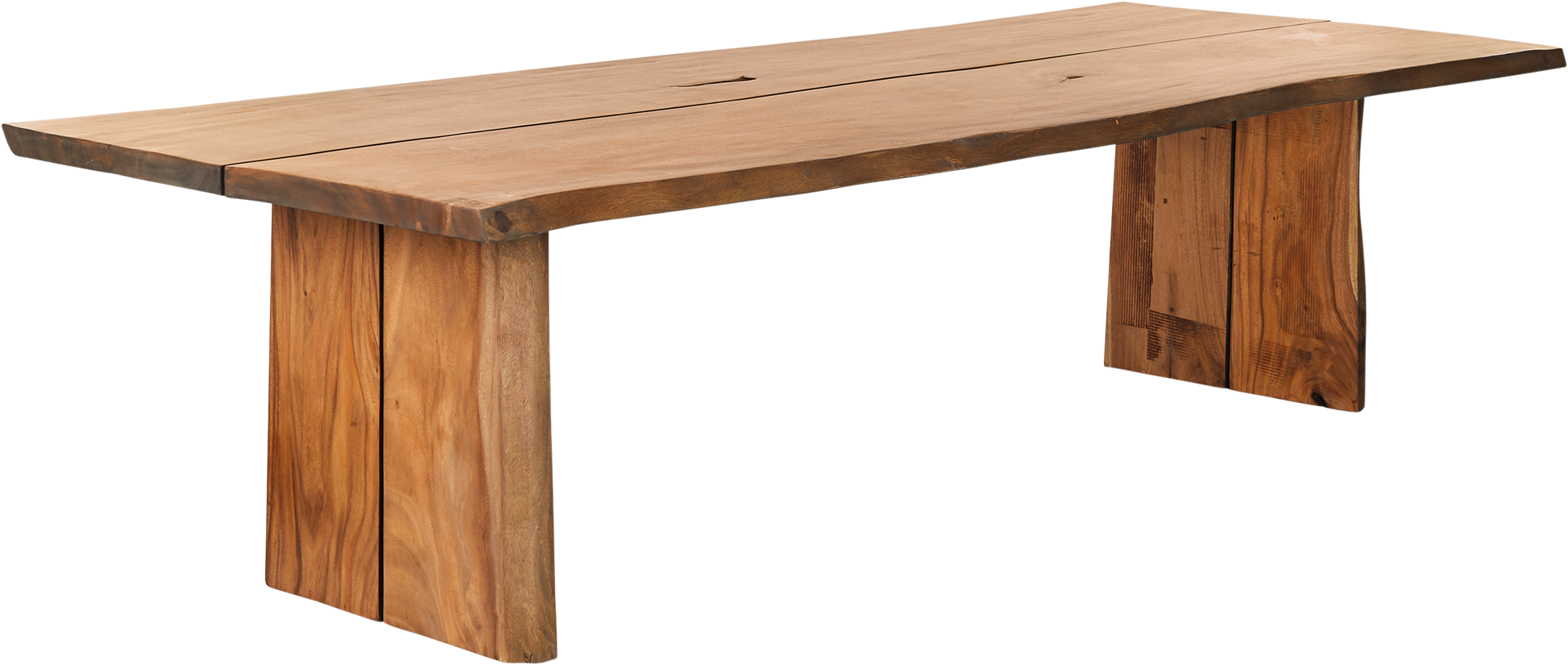 Newport Live Edge Dining Table 118" - Natural - Dining Tables