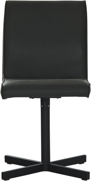 Tala Swivel Office Chair - Charcoal Leather - Chair Tala Swivel Office Chair - Charcoal Leather - Chair