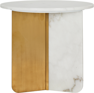 Como Marble Brass Side Table - Side Table Como Marble Brass Side Table - Side Table