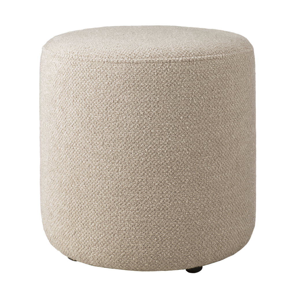 Barrow Pouf - 15.5" - Off White - Pouf