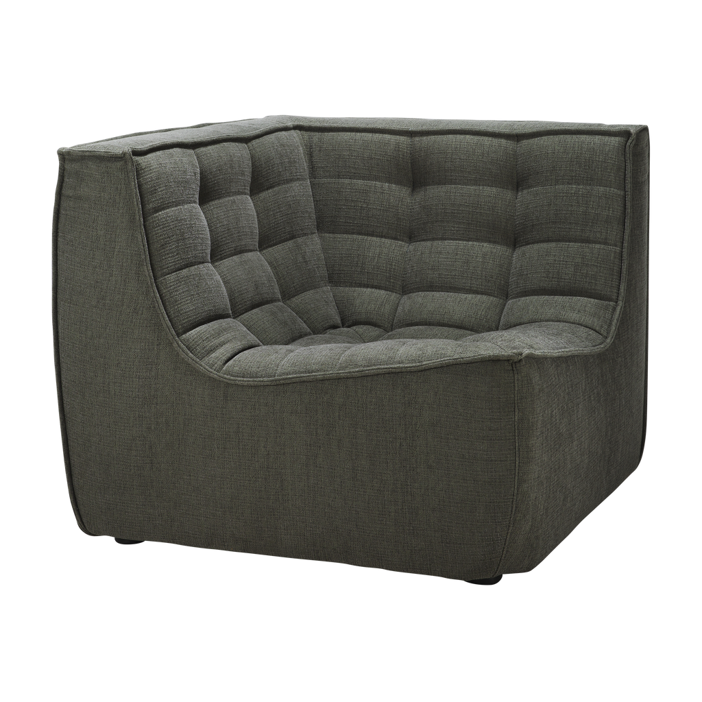 N701 Modular Sofa - Corner - Moss - Eco Fabric - Modular Sofa