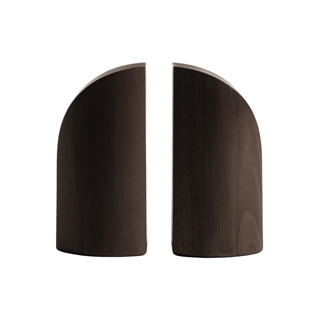Pi Book Ends - Set of 2 -Dark Brown - Décor