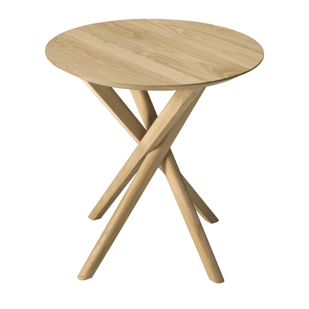 Mikado Side Table - Round - Oak - Side Table