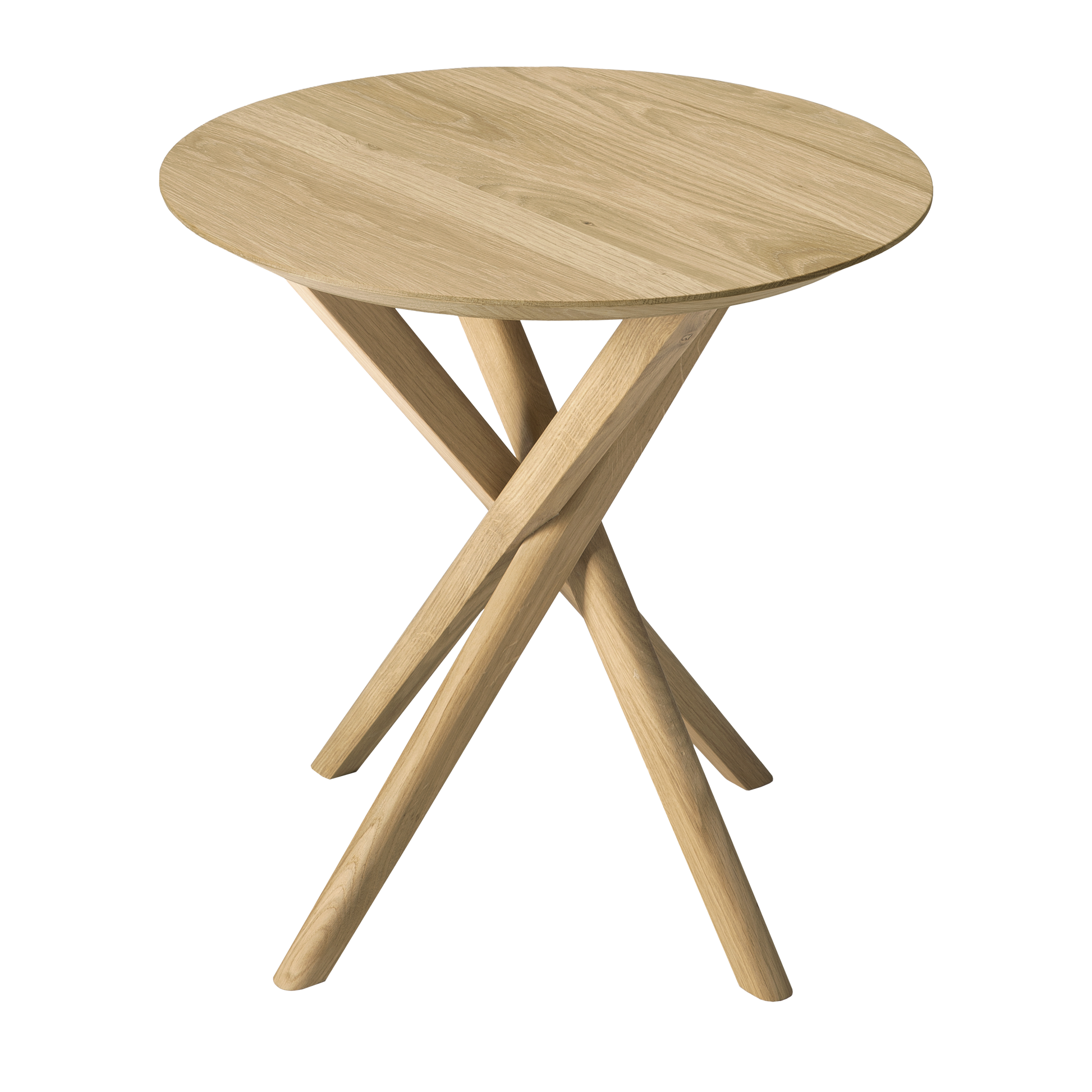 Mikado Side Table - Round - Oak - Side Table