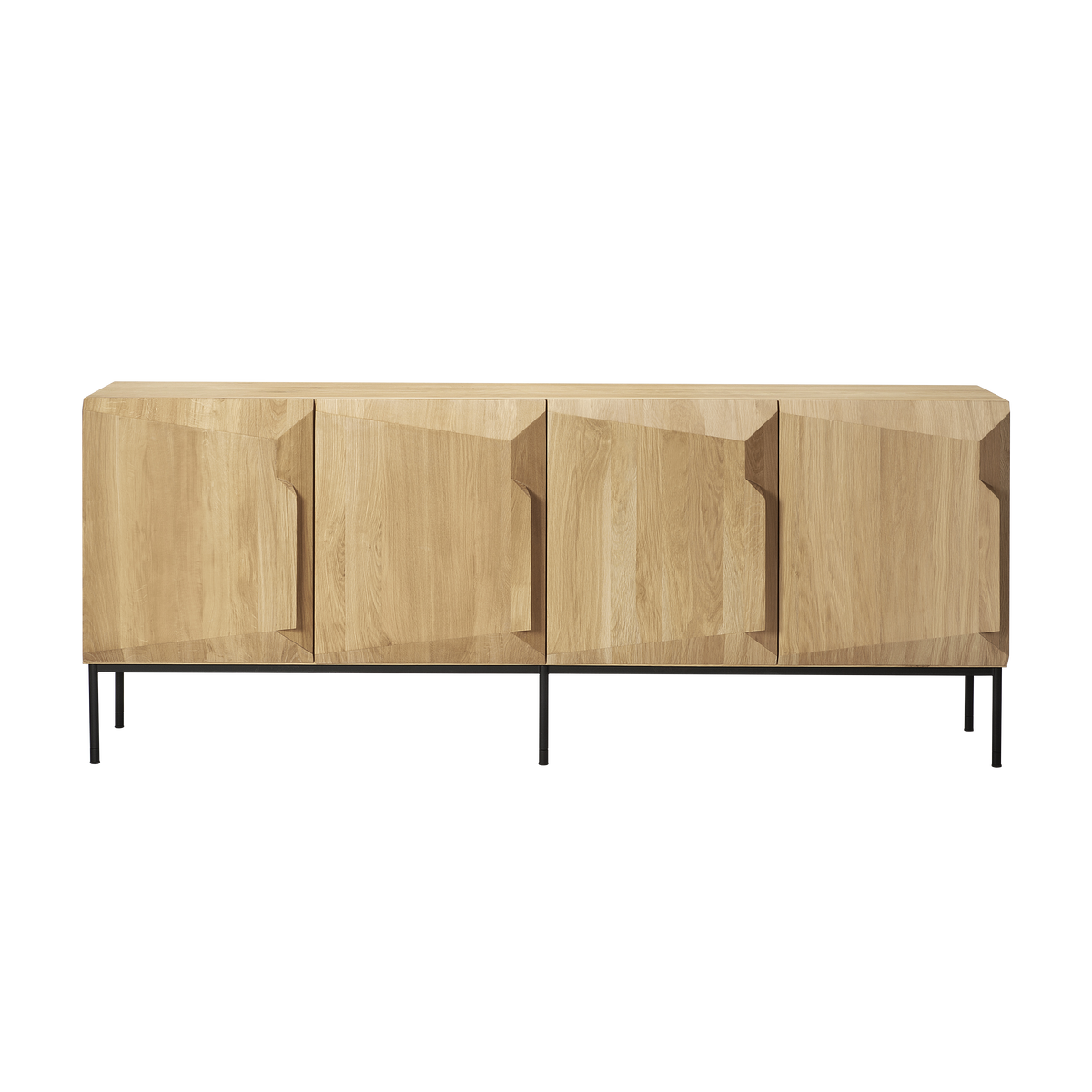 Stairs Sideboard - 4 Doors - Oak - Sideboard