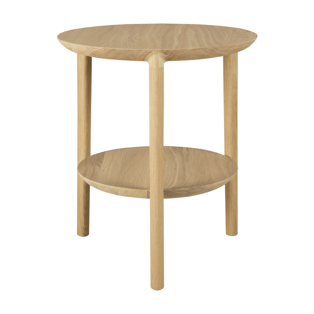 Bok Side Table - Round - Oak - Side Table