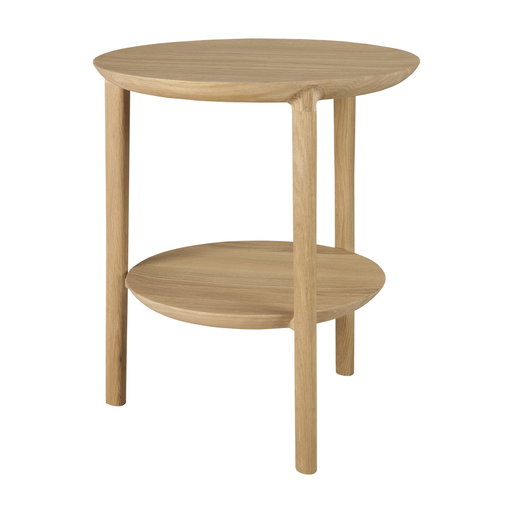 Bok Side Table - Round - Oak - Side Table