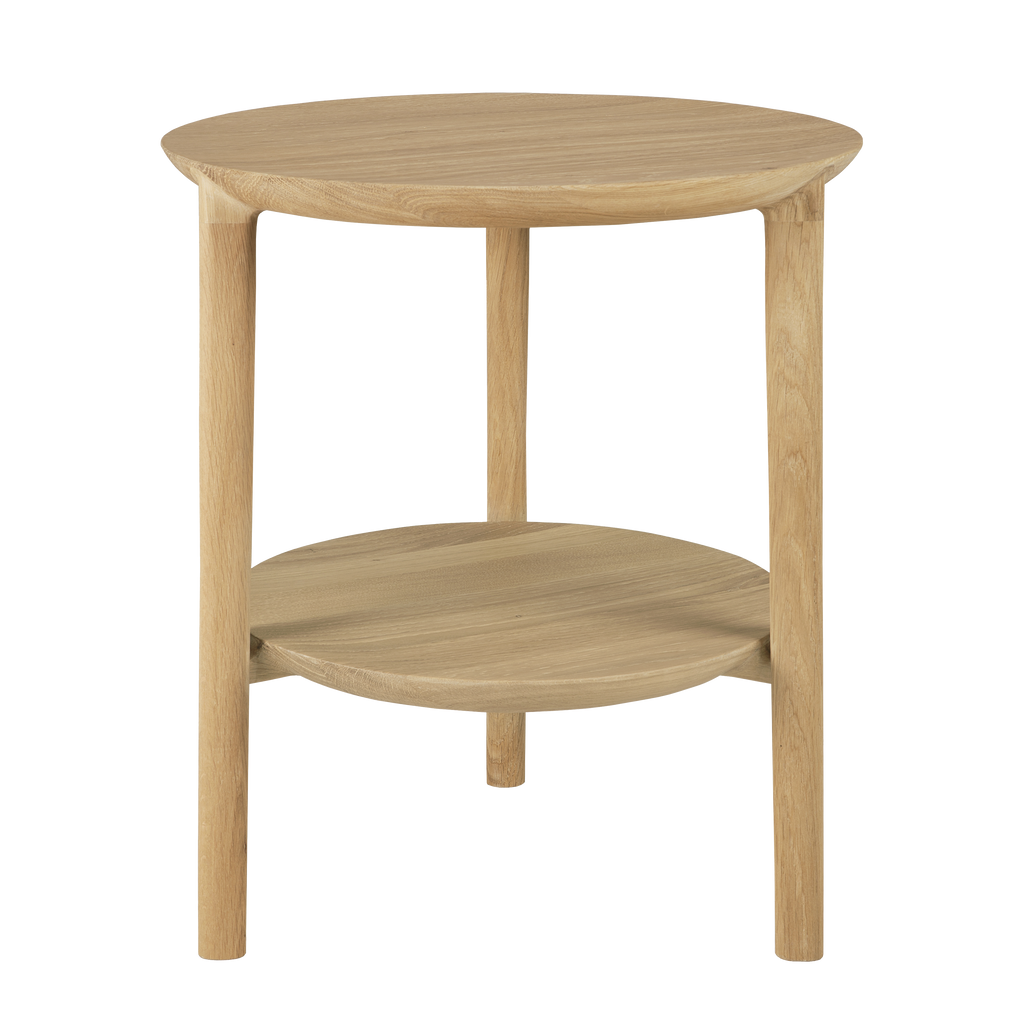 Bok Side Table - Round - Oak - Side Table