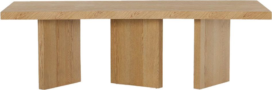 Oslo Dining Table 83" - Rectangle - Natural Oak - Dining Table