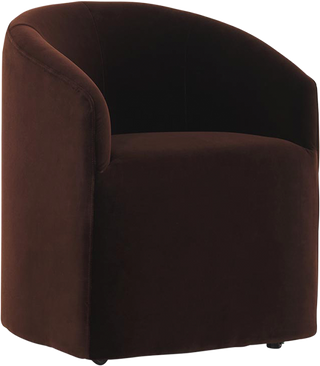 Lyam Dining Chair Chocolate Velvet