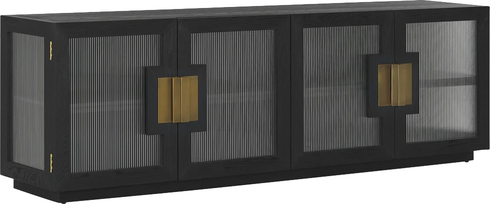 Amsterdam Entertainment Unit - Black - Entertainment Unit