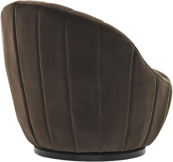 Athena Swivel Chair - Midnight Velvet - Accent Chair