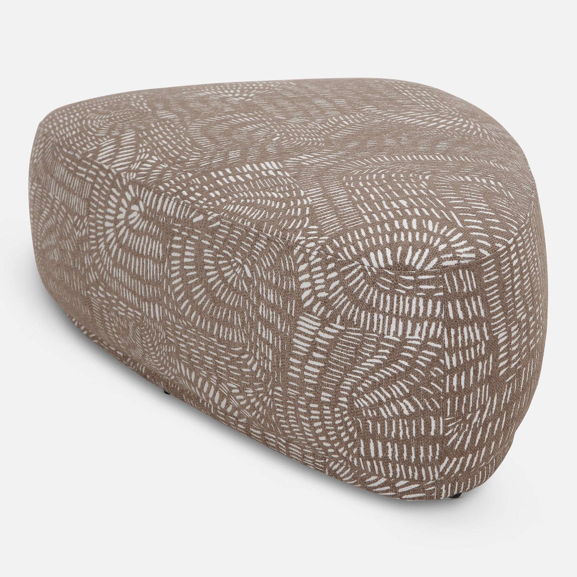 Briar Print Ottoman - Large - Ottoman
