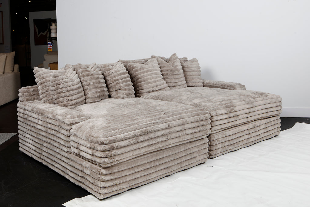 Astrid Double Chaise Sectional - Sectional