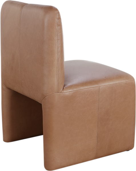 Jax Dining Chair - Camel Leather - Dining Chair