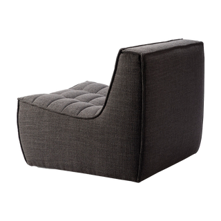 Grey one seater sofa hot sale