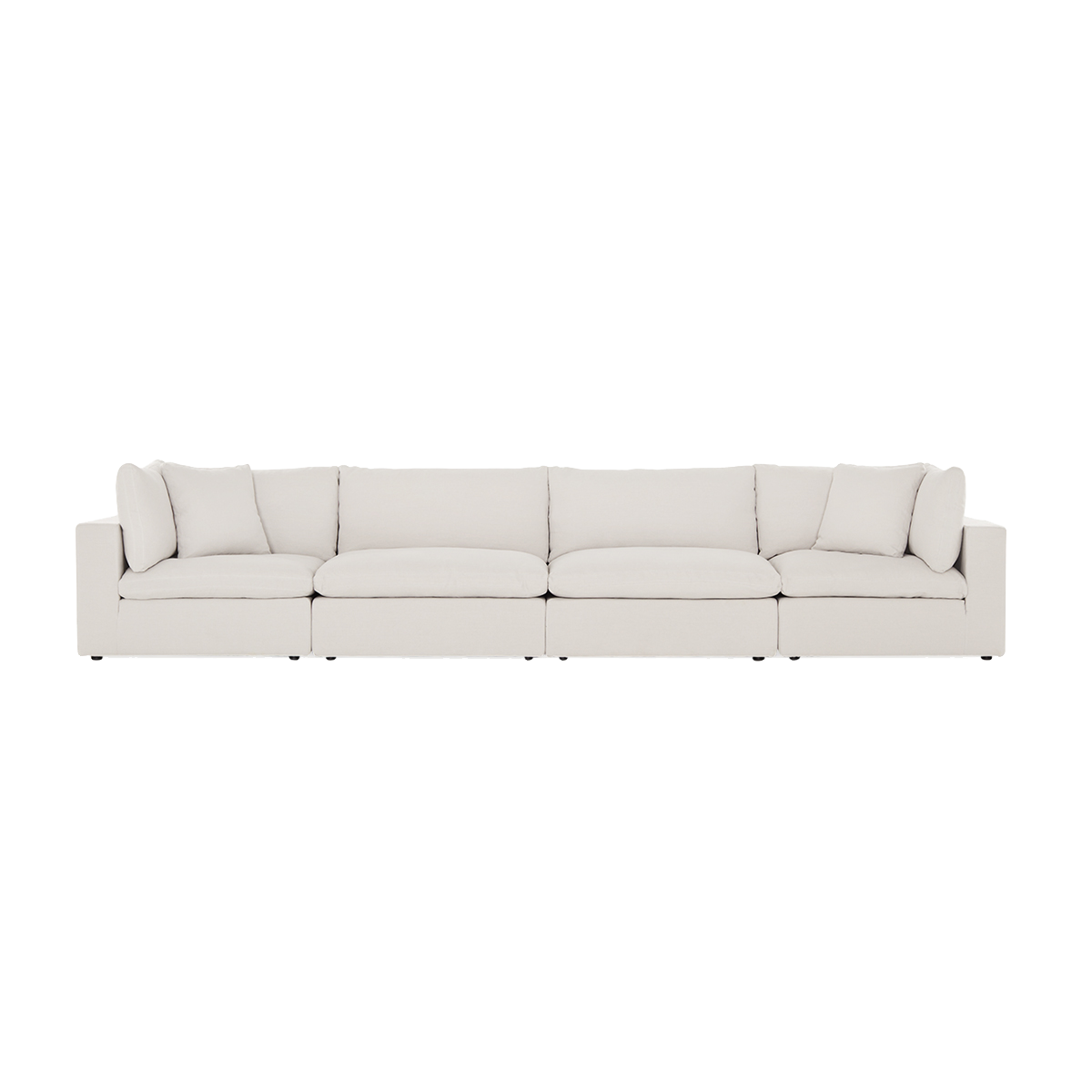 Emmett 4 piece modular sectional sofa deals