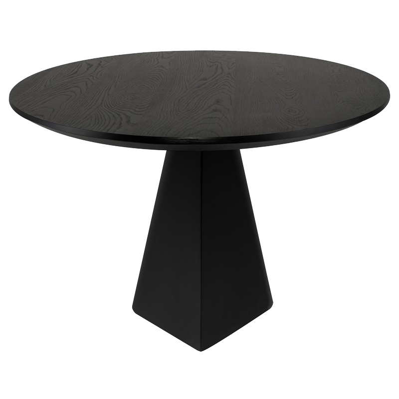 Oblo Dining Table  - Onyx/Black Steel - Dining Table