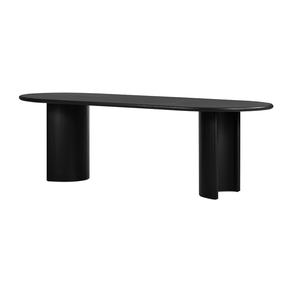 Paige Dining Table 94" - Black Acacia - Dining Table