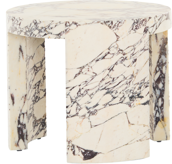 Veneta Side Table - Calacatta Marble - Side Table