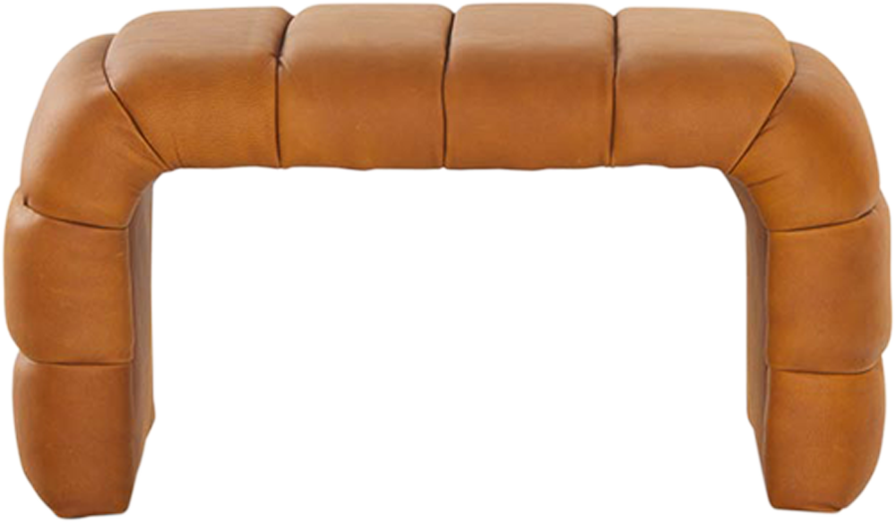 Westwood Bench - Small - Brown Leather - Bench