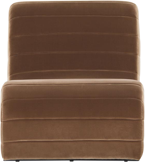 Zurich Occasional Chair - Mushroom Velvet - Accent Chair