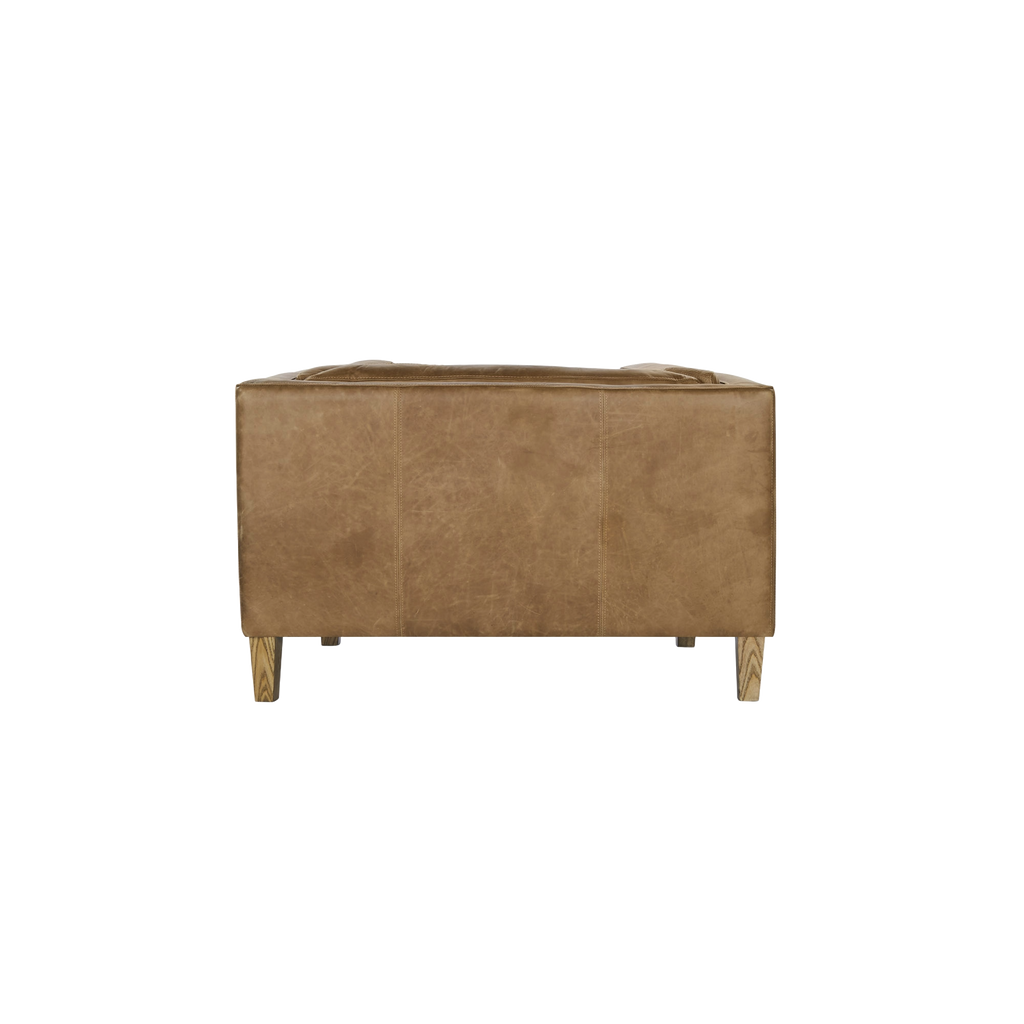 Vittoria Occasional Chair - Sand Leather - Accent Chair