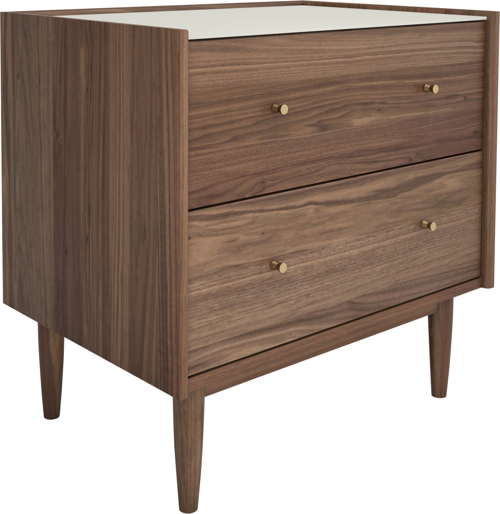 Siegel nightstand deals walnut
