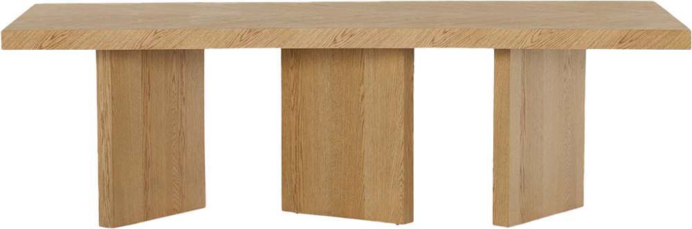 Oslo Dining Table 110" - Rectangle - Natural Oak - Dining Table