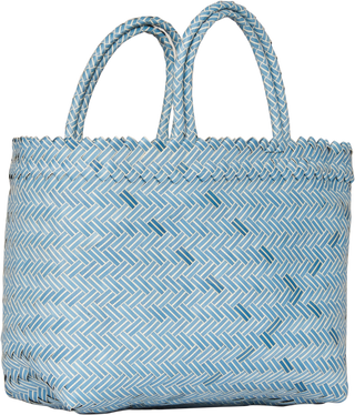 Large Woven Bag - Sky Blue
