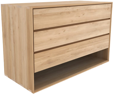 Oak Nordic Chest - Dresser
