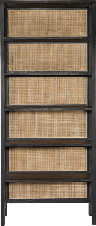 Luna Large Bookshelf Black