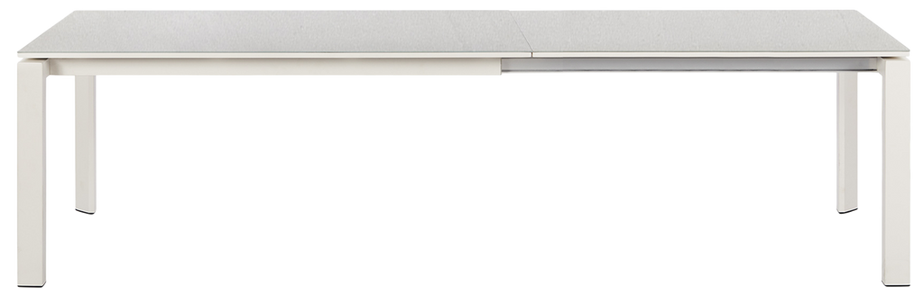 Houston Outdoor Extension Dining Table 79"  -  White - Outdoor Dining Table