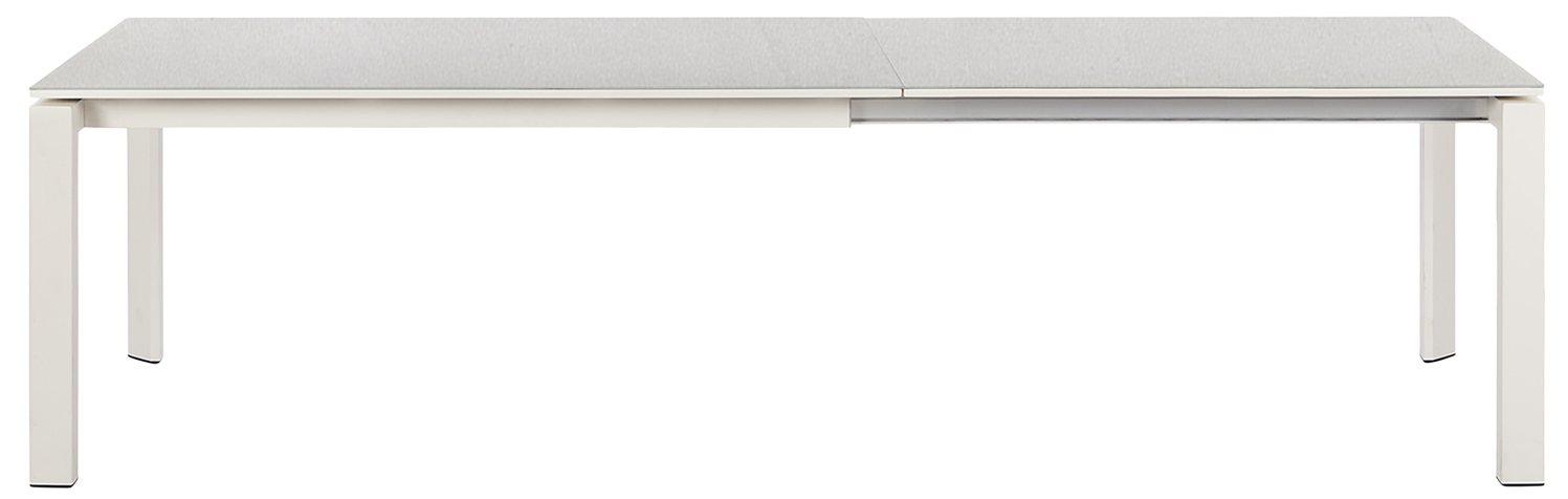 Houston Outdoor Extension Dining Table 79"  -  White - Outdoor Dining Table
