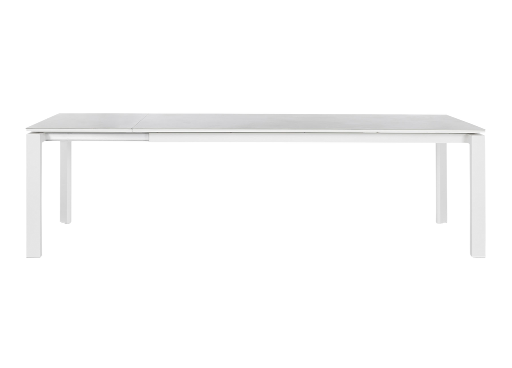 Houston Outdoor Extension Dining Table 79"  -  White - Outdoor Dining Table