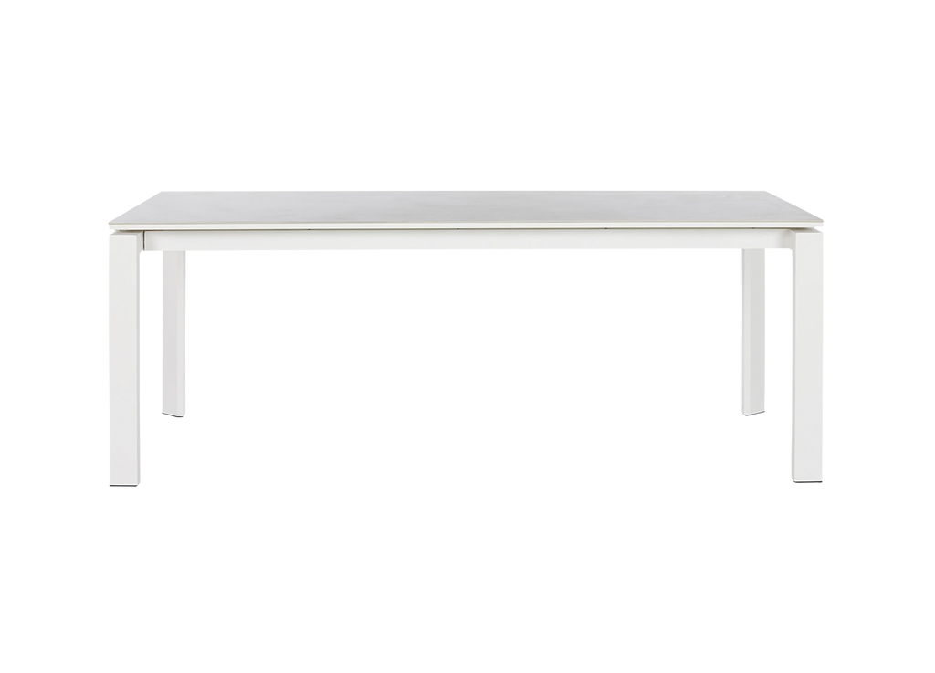 Houston Outdoor Extension Dining Table 79"  -  White - Outdoor Dining Table