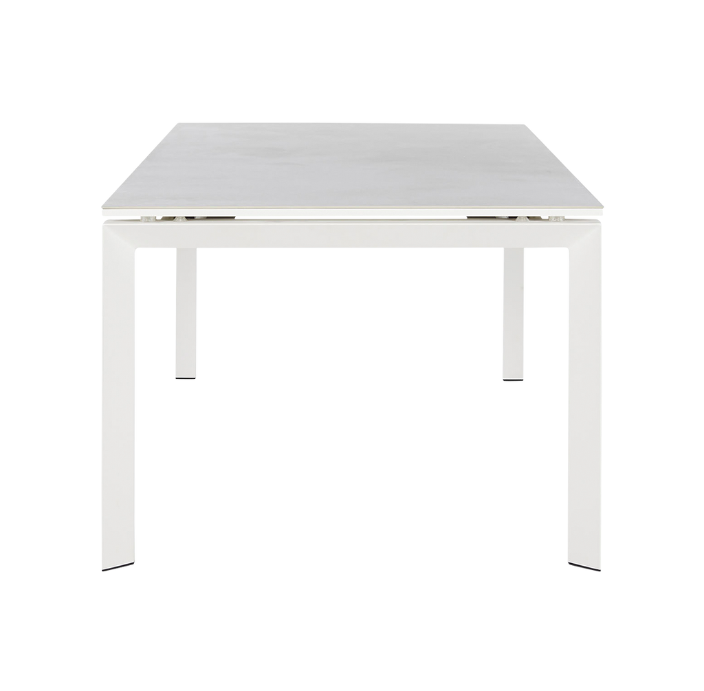 Houston Outdoor Extension Dining Table 79"  -  White - Outdoor Dining Table