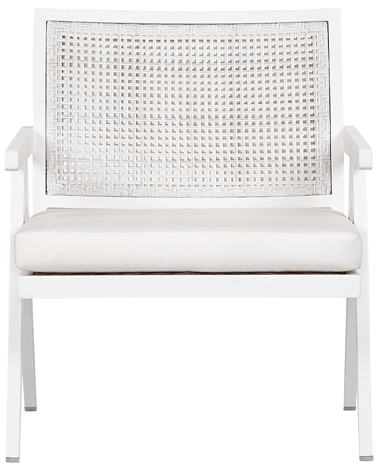St Vincent Outdoor Lounge Chair  -  White - Outdoor Chair