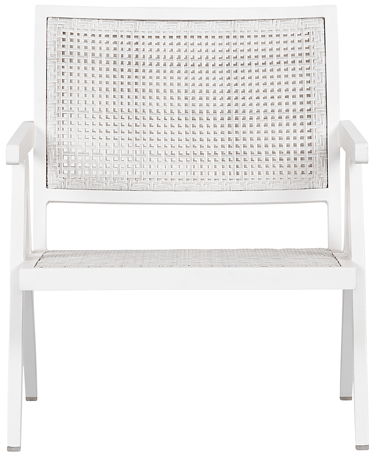 St Vincent Outdoor Lounge Chair  -  White - Outdoor Chair