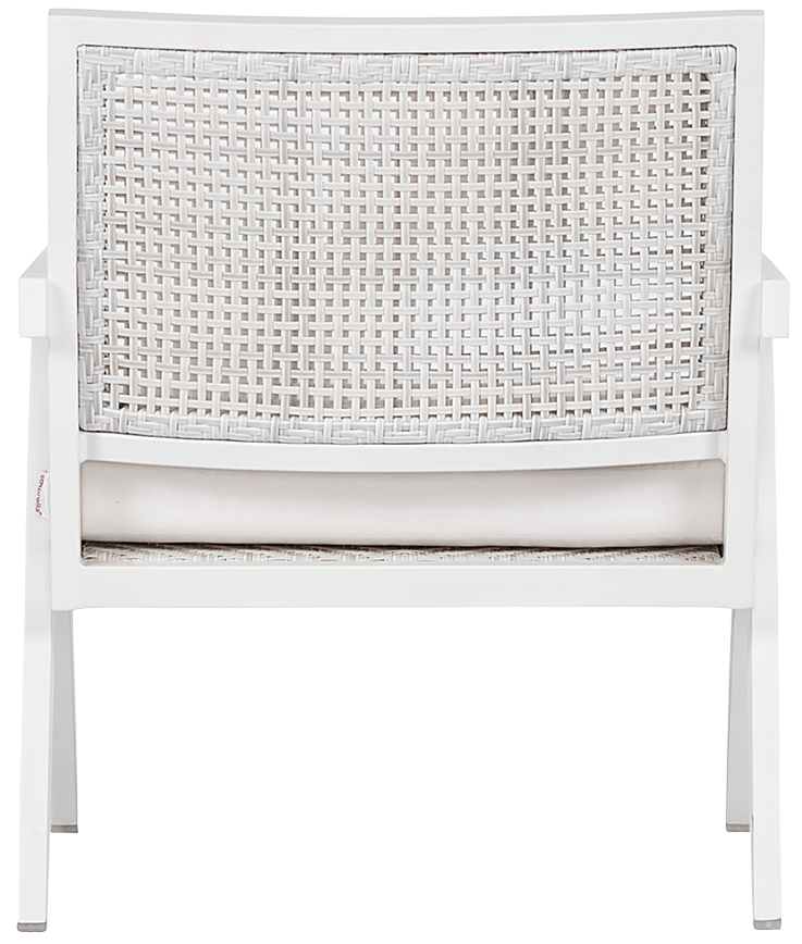 St Vincent Outdoor Lounge Chair  -  White - Outdoor Chair